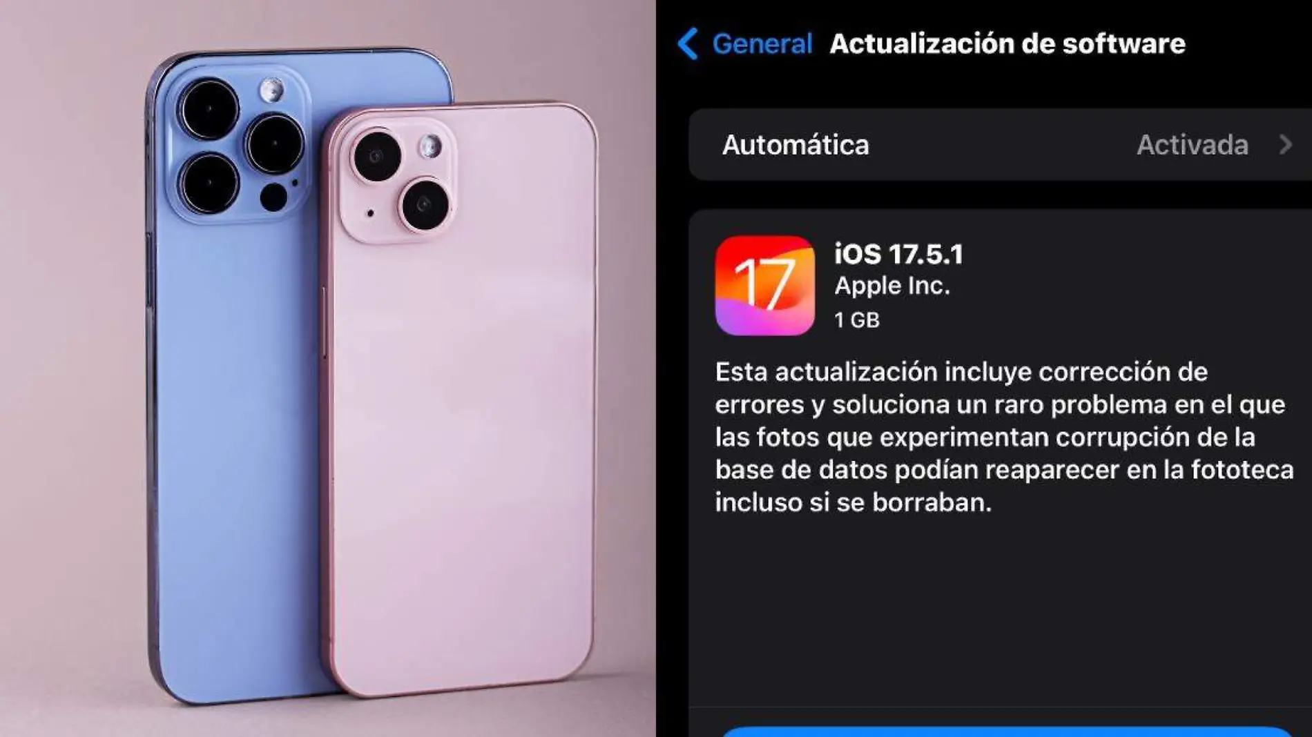 Error en la actualización iOS 17.5 de Apple hace que fotos eliminadas reaparezcan en las bibliotecas de usuarios